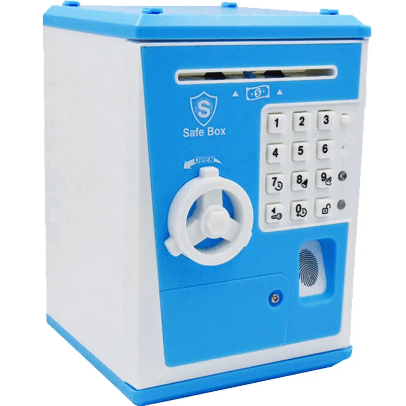 Отпечаток пальца пароль автоматический электронный Копилка Банкомат копилка