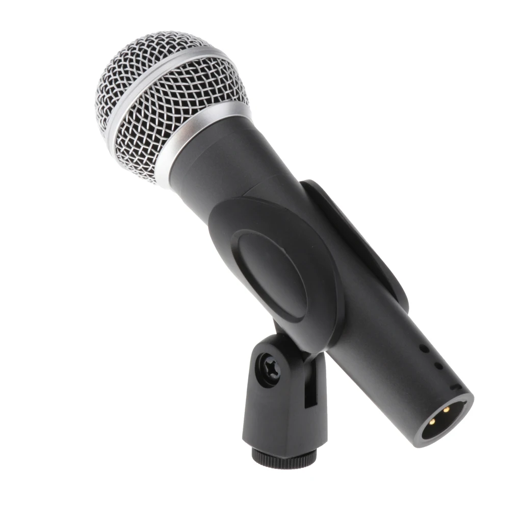 

Professional Dynamic Cardioid Vocal Wired Microphone With Holder Stand