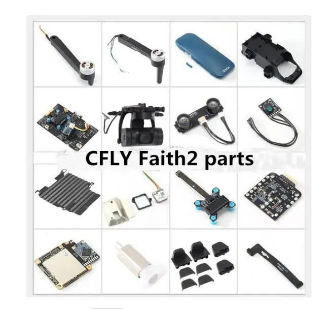 

Оригинальные детали для радиоуправляемого дрона CFLY Faith 2 faith2, корпус лезвия, камера дистанционного управления, приемная плата, кабель, рычаг,...