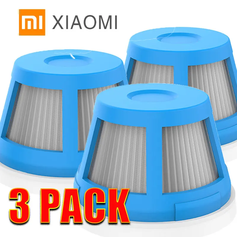 XIAOMI CLEANFLY FVQ вакуумный HEPA фильтр в сборе для портативного автомобиля домашний пылесос беспроводной ручной пылесос - Цвет: 3pcs