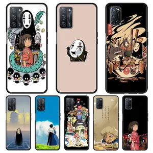 japan spirited away cell phone case for oppo a53 a9 2020 a52 a93 find x2 lite x3 reno 3 4 pro 5g ace a55 a94 a74 cases cover free global shipping