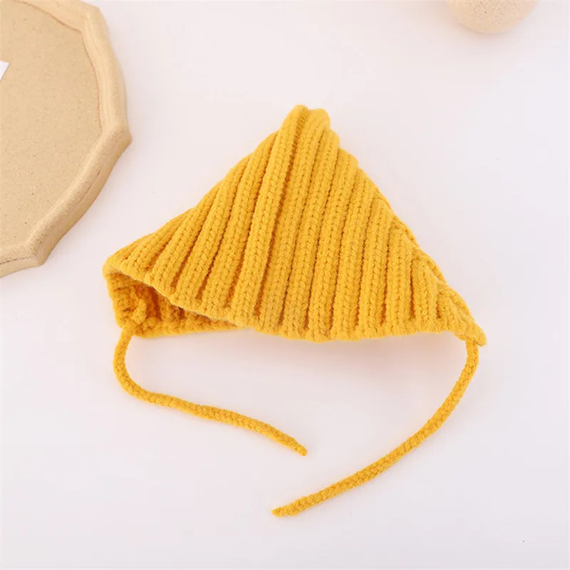 Новинка Сезон осень зима Вязаные крючком детские шапки Повседневные для