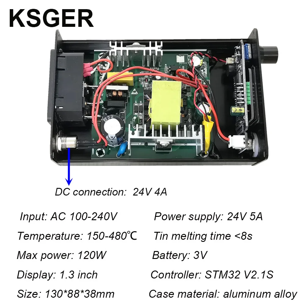 Паяльная станция KSGER T12 с наконечниками для утюга STM32 OLED наборы самостоятельной