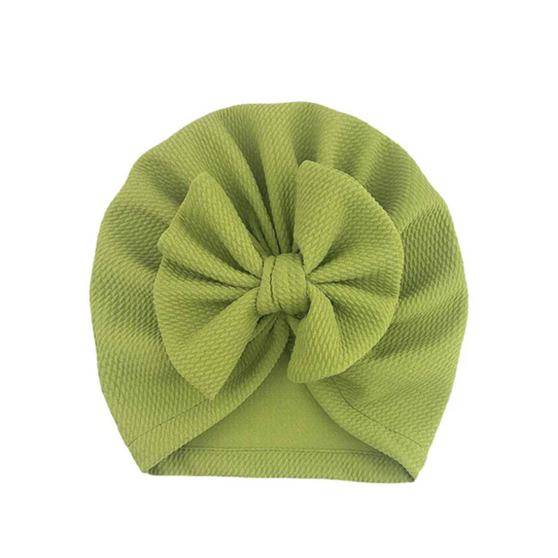 16 Colors Baby Hat for Girls Big Bow Beanie Newborn Turban Elastic Girl Cap Infant Toddler Hats 1PC | Детская одежда и обувь