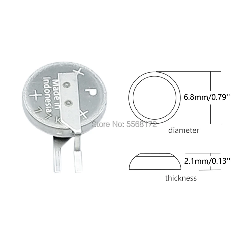 Аккумуляторная батарея 4 шт. новая для Panasonic ML621 ML621S ML-621S ML621S/DN ML-621S/DN 621 3 в с