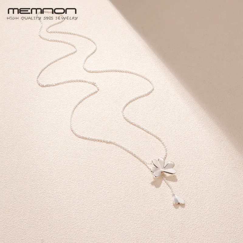 Весенние счастливые ожерелья Memnon 2019 с четырьмя листьями клевера для женщин
