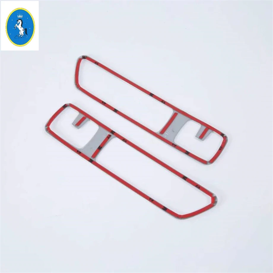 

Auto Accessory Rear Trunk Door Cargo Hook Frame Cover Trim Fit For Audi Q5 2018 2019 2020 2021 ABS Carbon Fiber Look