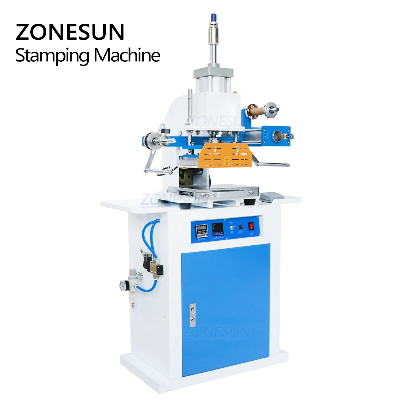 ZONESUN ZS 819C 150x230 мм пневматическая машина для тиснения логотипа и косметики