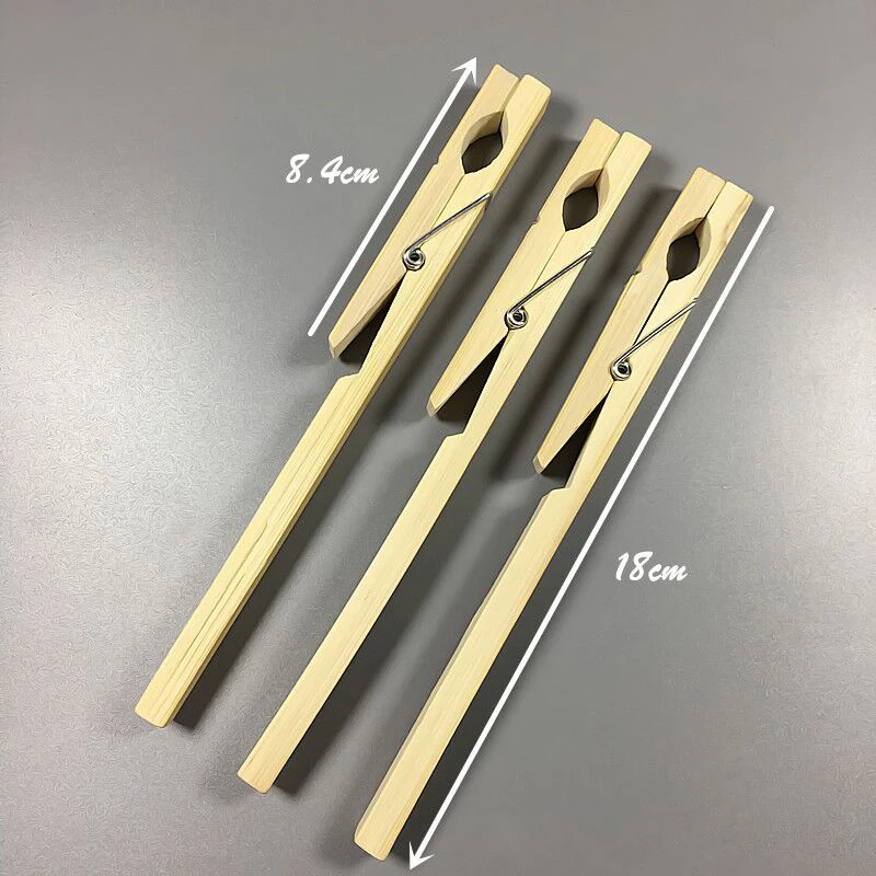 

Wooden Test Tube Clip Solid Wooden Test Tube Clamp Chemical & Biological Laboratory Holder Teaching Equipment 10 / PK