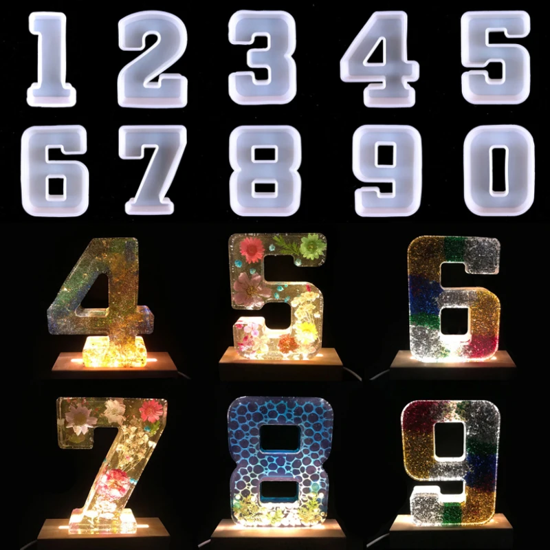 0-9 Number Epoxy Resin Mold Large Arabic Number Desktop Decoration Resin Mold Birthday Anniversary Cake Silicone Mold
0-9 Number Epoxy Resin Mold Large Arabic Number Desktop Decoration Resin Mold Birthday Anniversary Cake Silicone Mold
