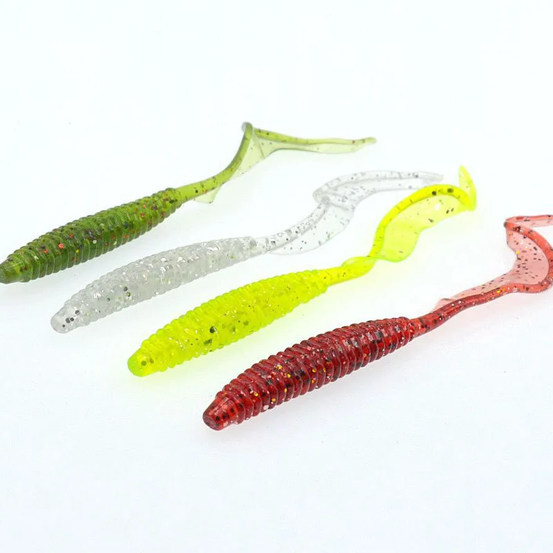 Рыболовная приманка Long Мягкая с хвостом червь личинка одним 8 дюймов шт./упак.