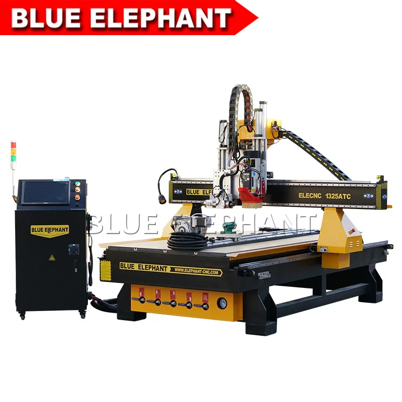 1325 atc станок с ЧПУ для резьбы по дереву новый дизайн 4 оси двойная головка