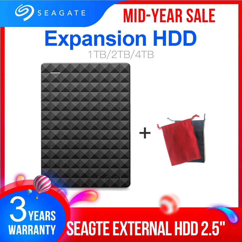 Seagate Expansion USB 3 0 HDD 1 ТБ 2 4 портативный 5 &quotвнешний жесткий диск для настольного
