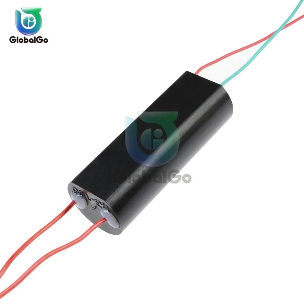 DC 6-12V 80KV повышение уровня мощности модуль высокого напряжения температурный генератор дуговая Зажигалка генераторный трансформатор - Цвет: Черный