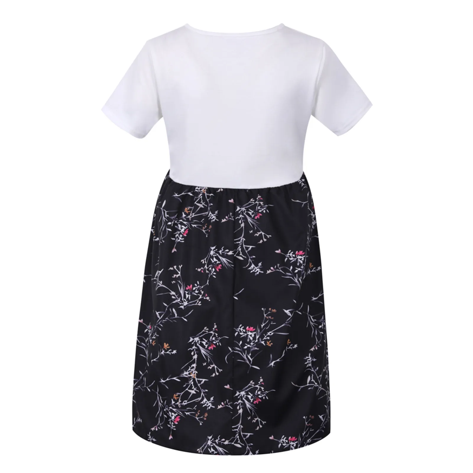 

New Summer Dresses For Pregnant Maternity Clothes Patchwork Short Sleeve Breastfeeding Maternity Women Dress Pregnancy Clothing