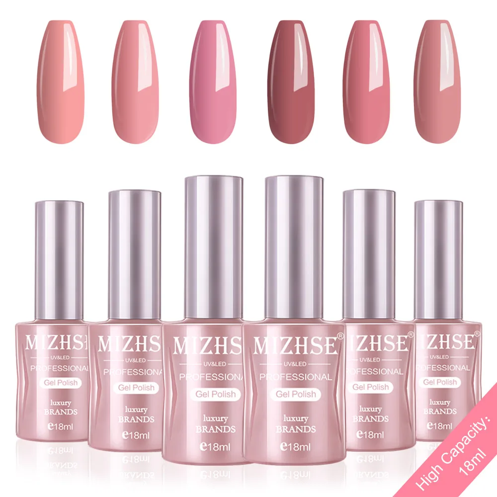 P05 MIZHSE Гель-лак набор УФ-наконечники Vernis Полупостоянный Гель-лак лаковое гелевое покрытие для ногтей длительный Чистый Цвет Гель-лак подарочная коробка - Цвет: P05