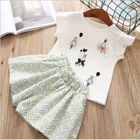 child girl dress summer girls clothes t shirtskirt outfit clothes toddler kids clothes tracksuit suits for girls clothing sets