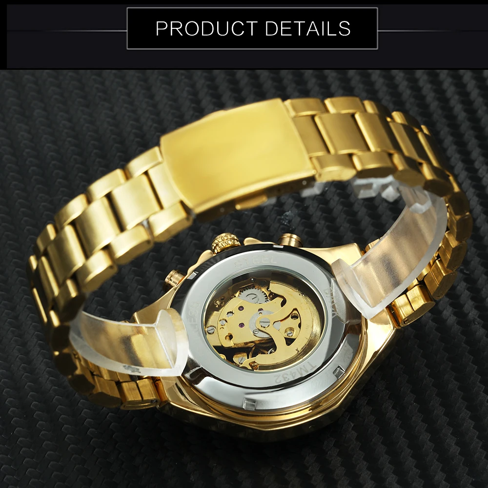 Часы T WINNER мужские автоматические механические стальные|gift gifts|gifts malegift men |