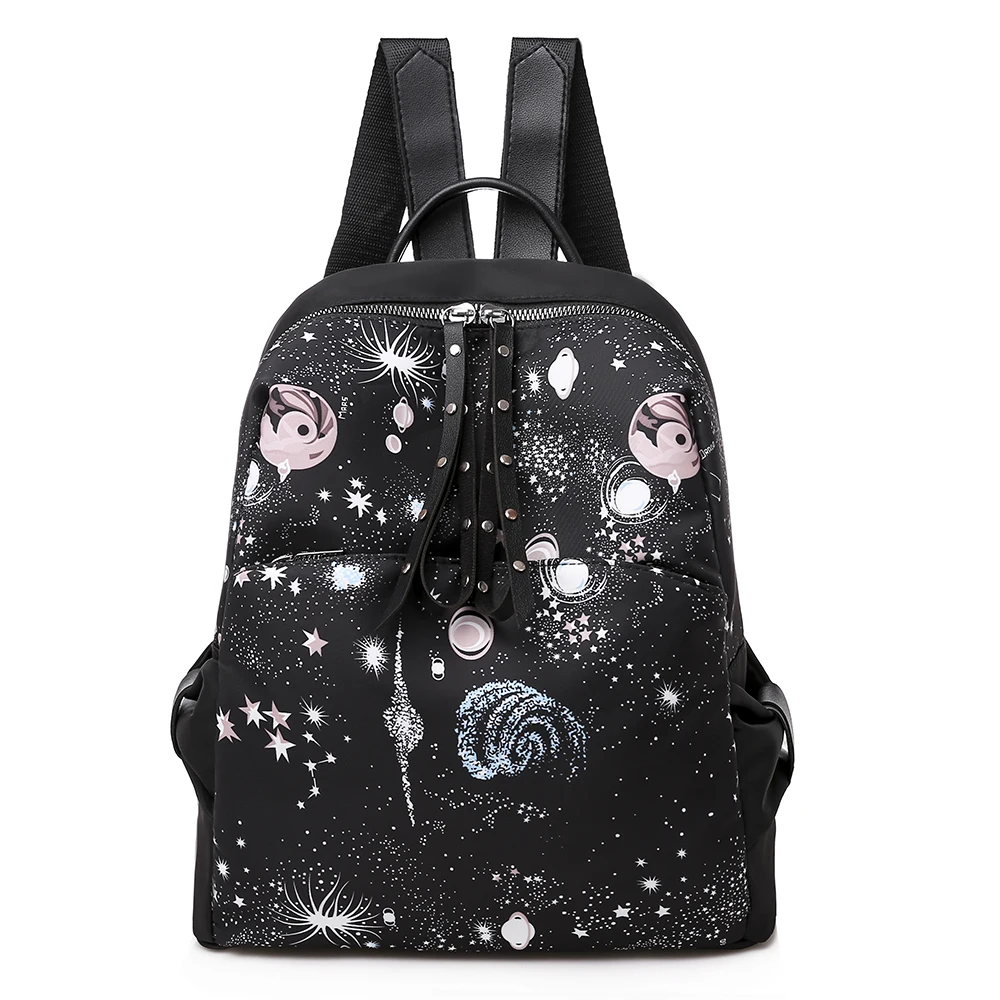 Женский рюкзак Модный водонепроницаемый высокое качество звездное небо