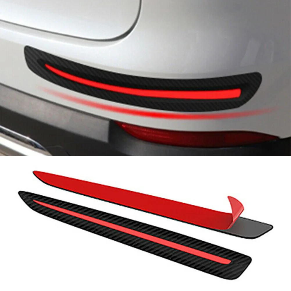 

Protect Car Sticker Bumper Strips Protector Rubber Sticker 30x3.5cm Accessories Bumper Corner