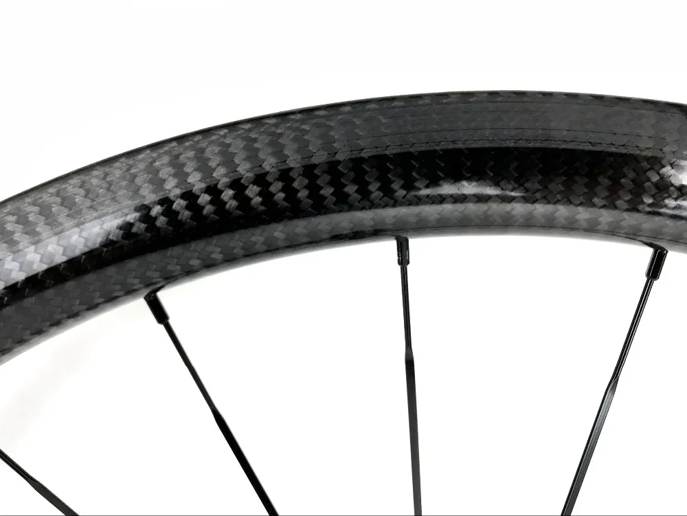 700C Дорожные Углеродные колеса 25 мм ширина Front-38mm Rear-50mm глубина клинчер/трубчатый
