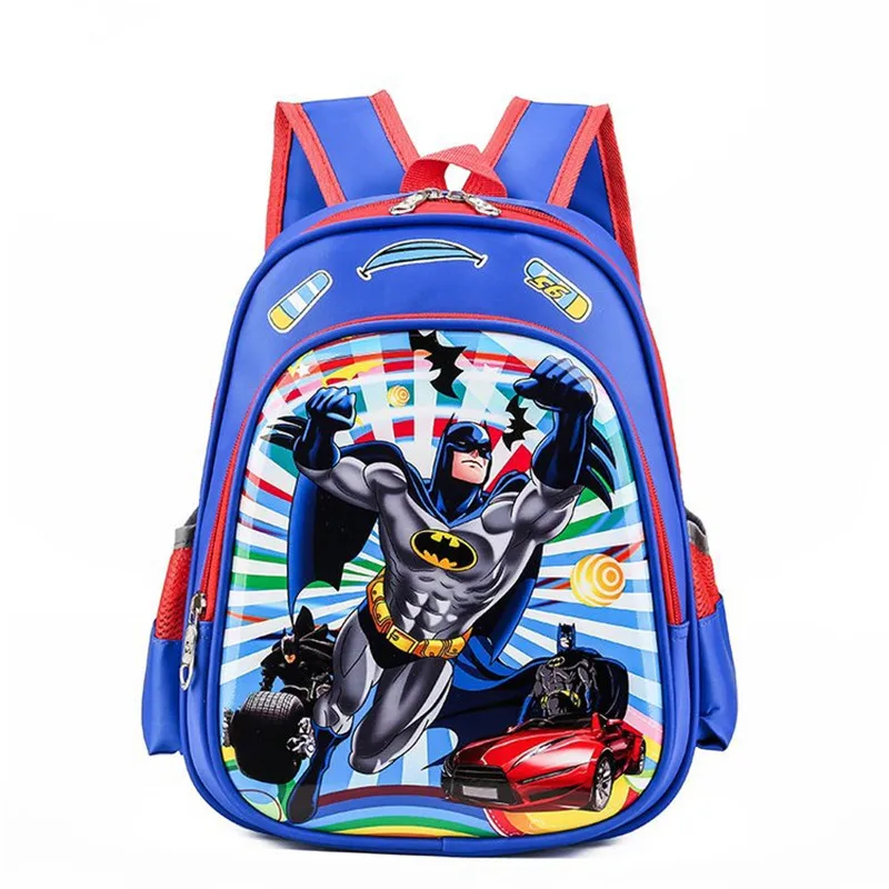 Disney Children Backpack Cartoon Kids Walking Cars Bag Captain America Schoolbag Creative Gift