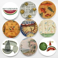 wall plate ornaments handmade design decorative plate pleasing to the eye bar wall decoration high quality household supplies