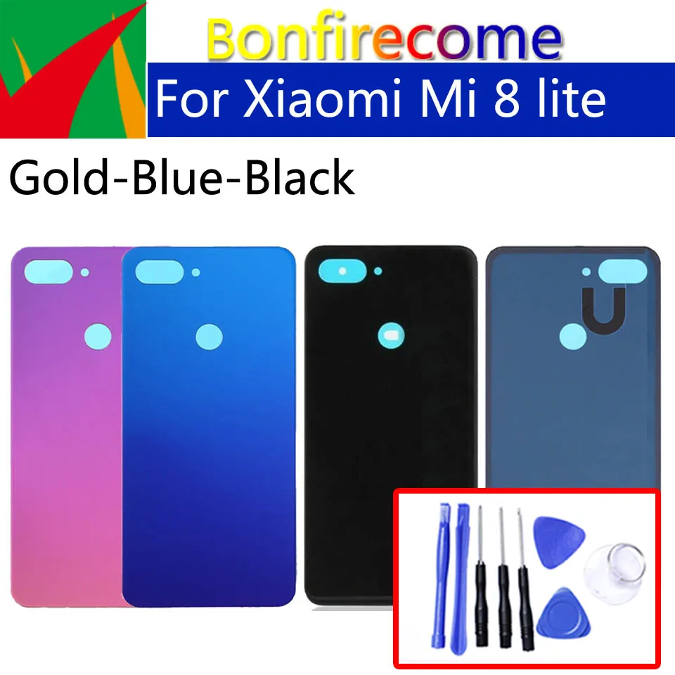 Задняя крышка аккумуляторного отсека для Xiaomi Mi 8 Lite lite Mi8 Youth задняя корпуса корпус