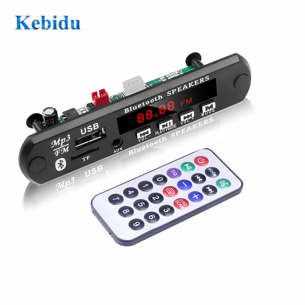 Плата mp3 декодера KEBIDU с Bluetooth устройство чтения MP3 карт модуль аудио аксессуары