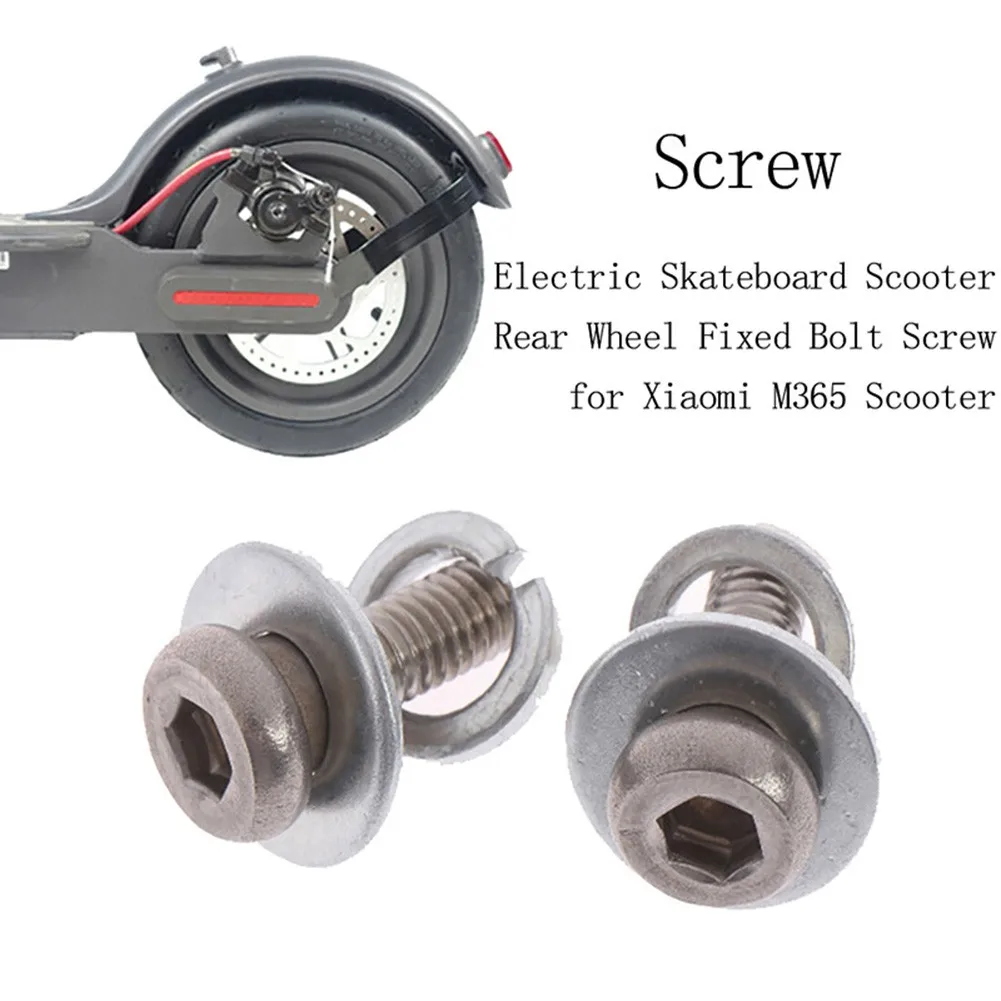

2pcs Electric Scooter Rear Wheel Fixed Bolt Screws Xiaomi M365 Scooter Screw Accessories High Quality