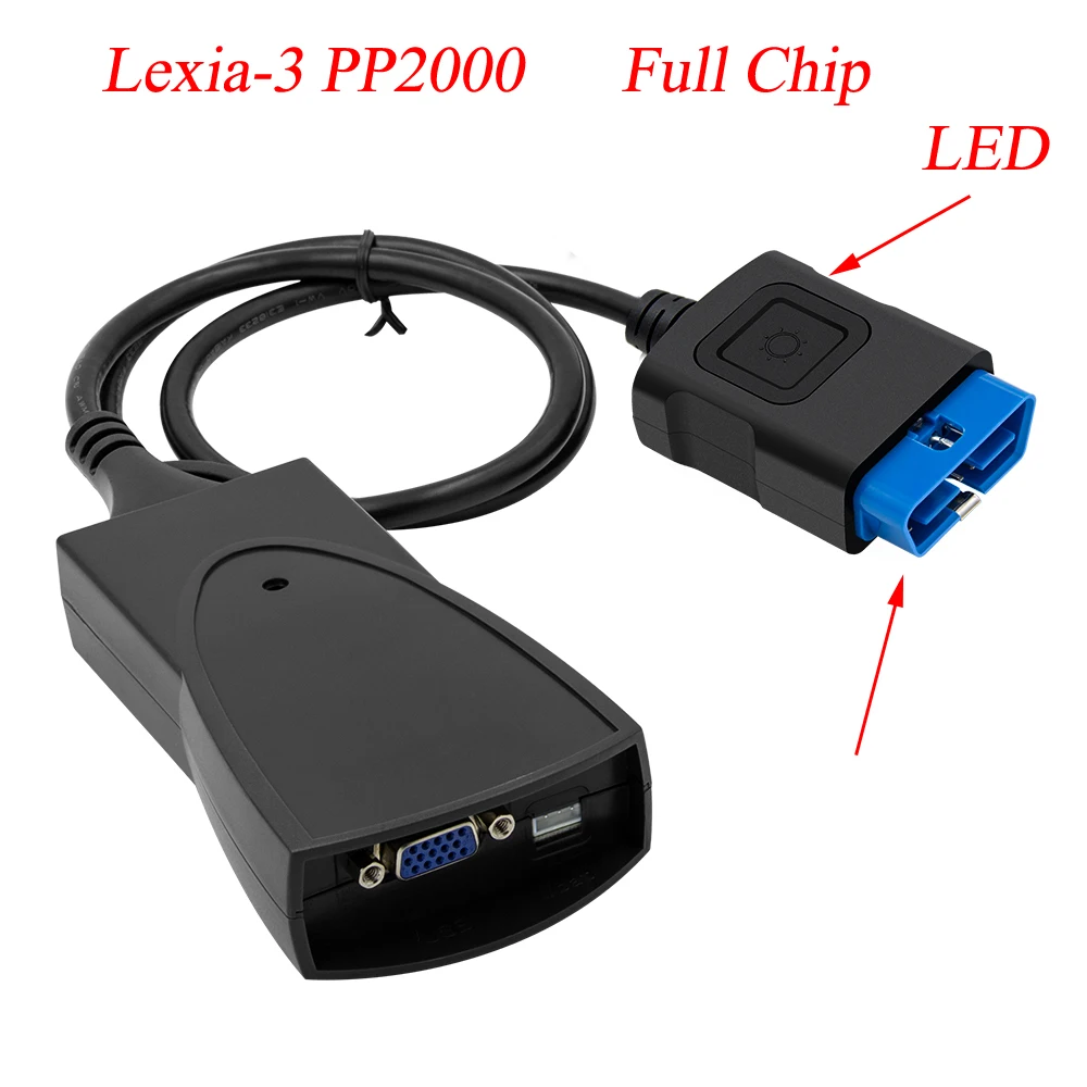 Lexia 3 PP2000 полный чип Diagbox V9.68 921815C Lexia3 V48/V25 OBD2 сканер для Citroen Peugeot OBDII Авто