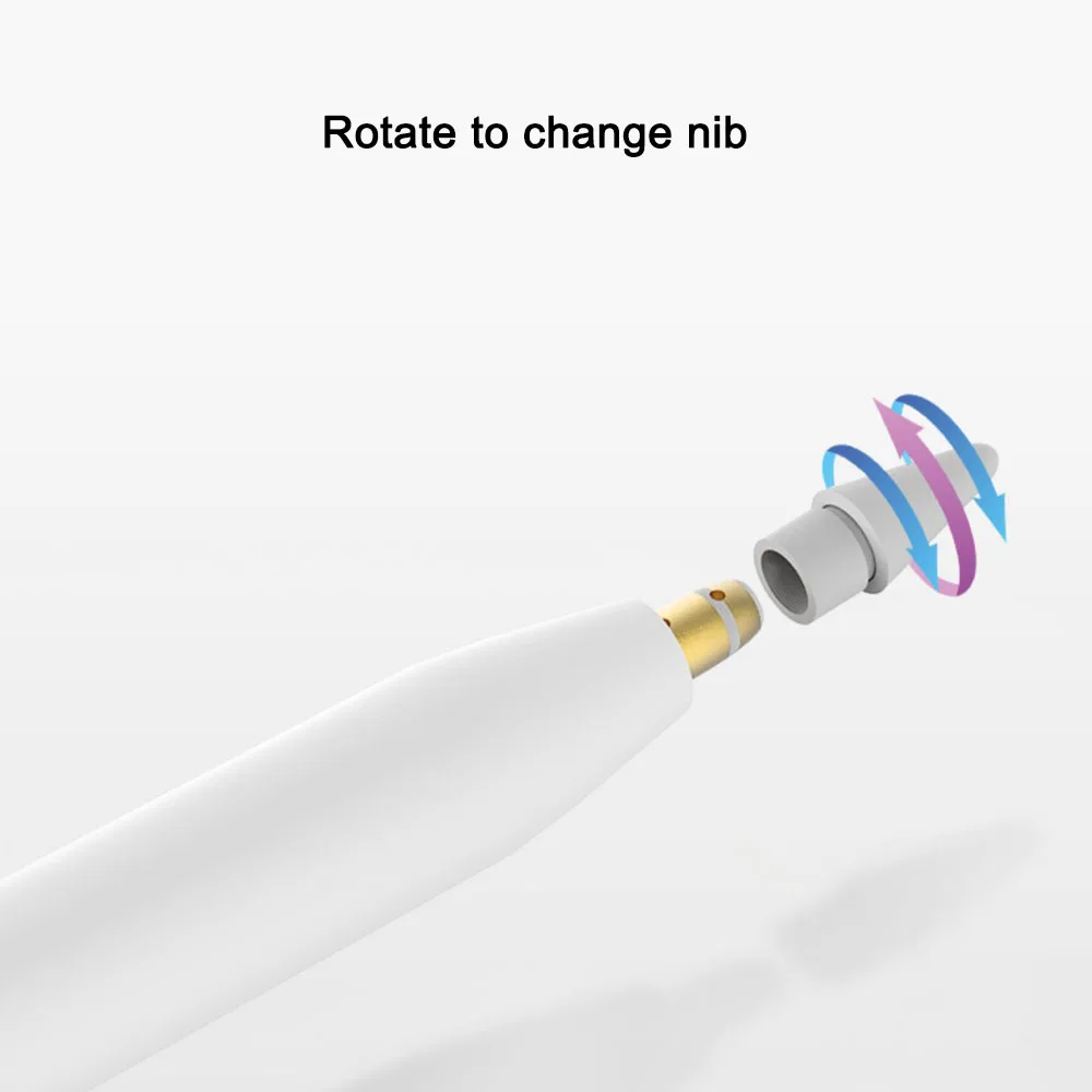 Spare Nib Tip Replacement For Apple Pencil 1 Sensitive Stylus Pen and Cap 2 Touchscreen |