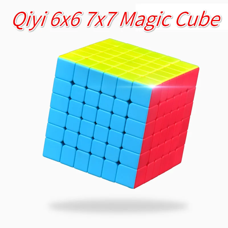 

New Qiyi 6x6x6 Qifan S2 Qifan W Magic Cube QiXing S2 7x7x7 Cube Speed Stickerless Magic Cube Puzzle Toys for Beginner Children