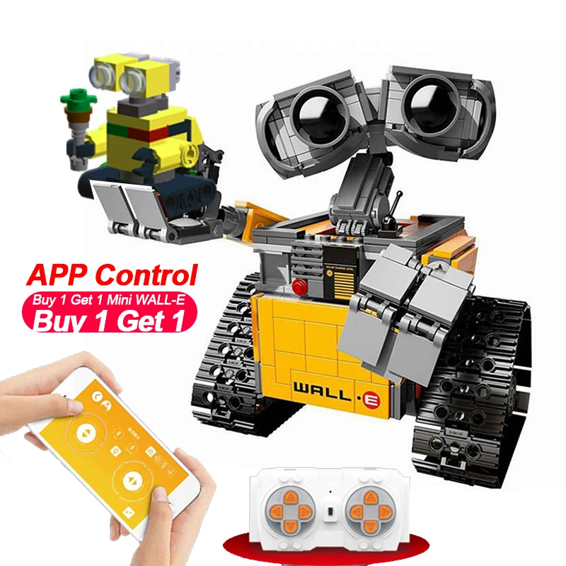 Настенный светильник RC Robot lepining Ideas Creator Movie 21303 lepinblocks Technic Playmobil строительные блоки