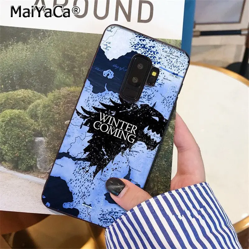 MaiYaCa Game of Thrones Jon Snow dragon TPU Soft Phone Case for Samsung S9 plus S5 S6 S6edge S6plus S7 S7edge S8 S8plus Cover | Мобильные