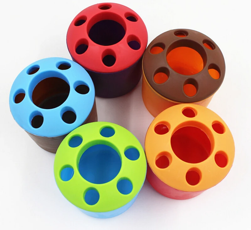 1 шт. многофункциональный пластиковый держатель для зубной щётки с 6