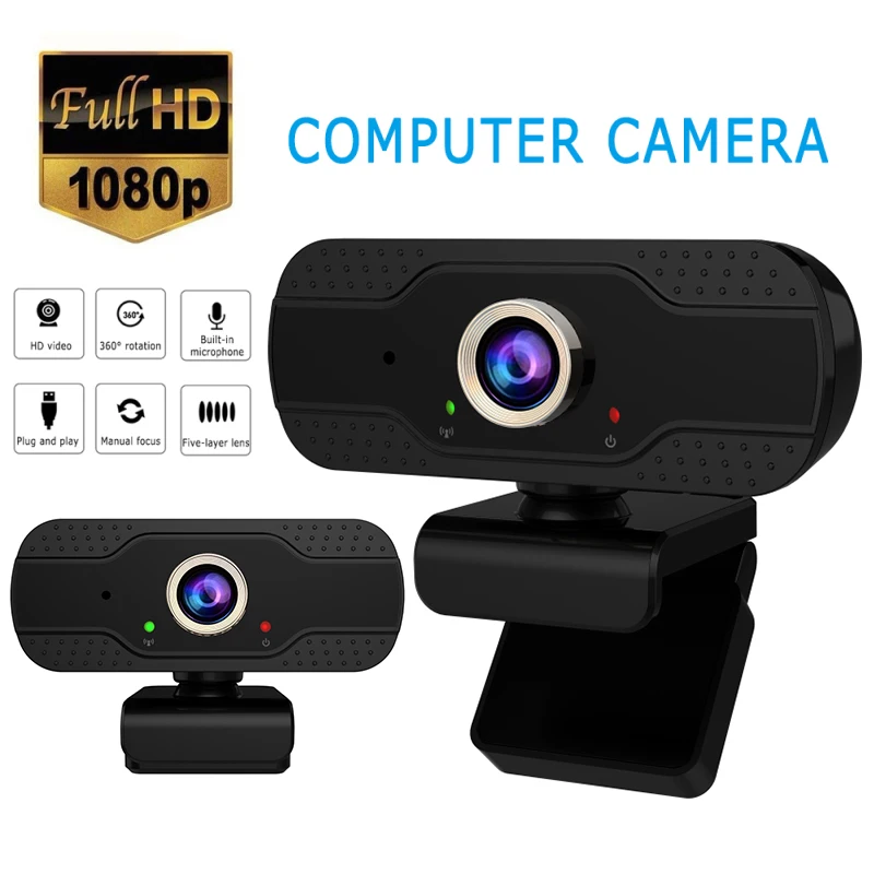 1080P Веб камера HD с микрофоном Микрофон для компьютера ноутбука ноутбук +