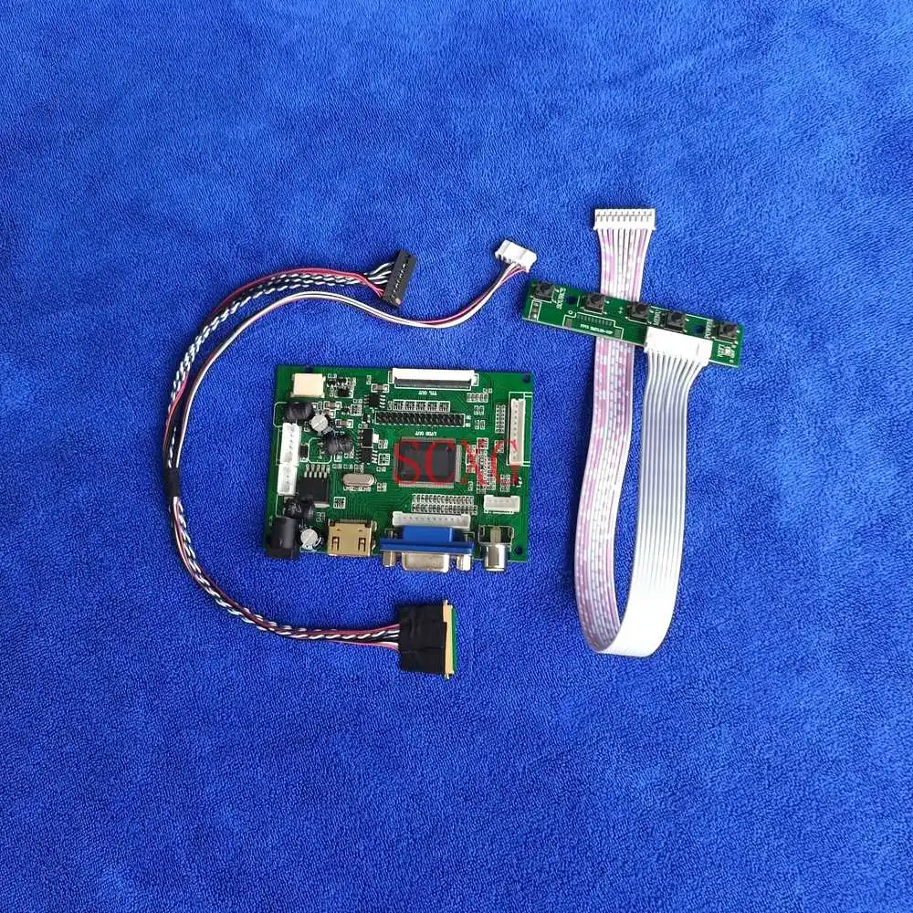 

1366*768 laptop LCD screen drive board DIY Kit 40-Pin LVDS 60Hz WLED Fit LTN156AT23/LTN156AT24/LTN156AT26 HDMI-compatible VGA AV
