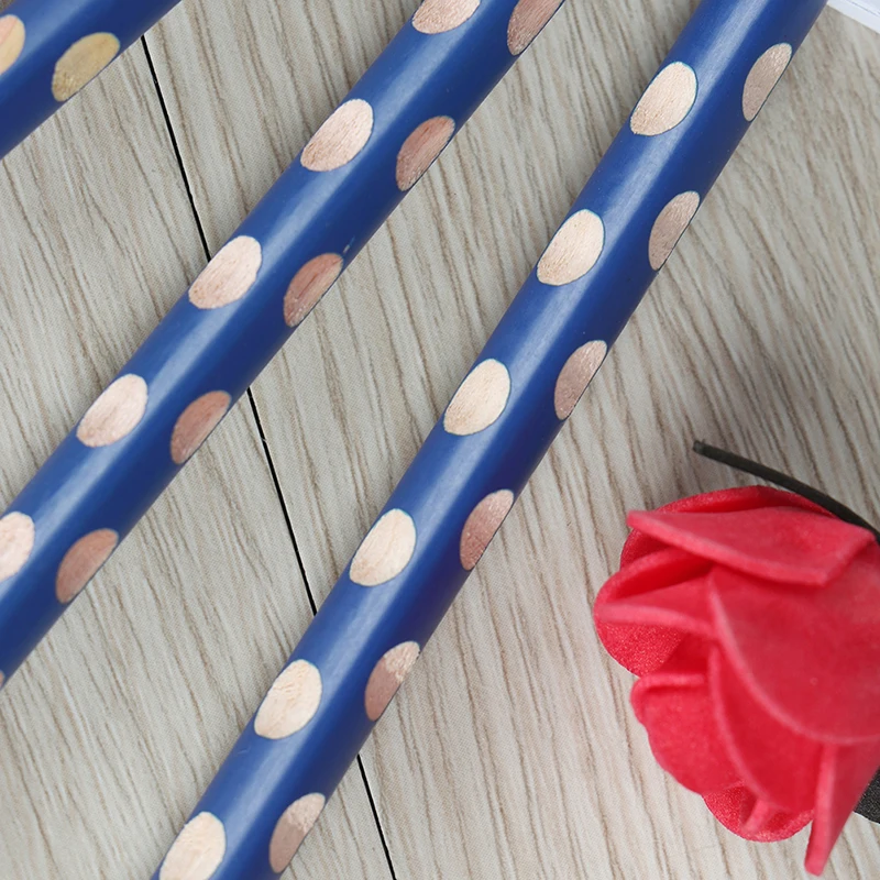 

12Pcs/box Groove Slim Triangle Wooden HB Correction Writing Standard Pencils For School Office Stationery