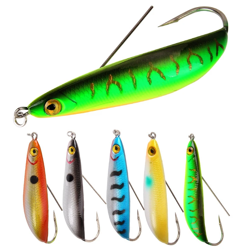 

Luya Bait Sequin Submerged Far Throw Single Hook 8.5cm/19.9g Simulated Hard Bait Fake Bait