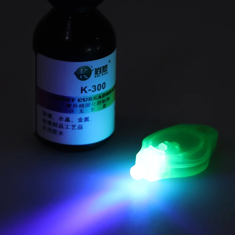 Новое поступление 10 мл клей УФ Kafuter УФ-клей K-300 прозрачный с украшением в виде
