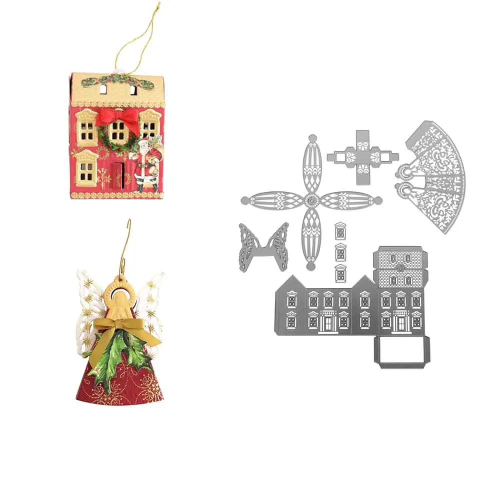 

Hot Sale Newest Christmas Ornament Metal Cutting Dies Diy Greeting Card Scrapbook Diary Decoration Stencils Embossing Template