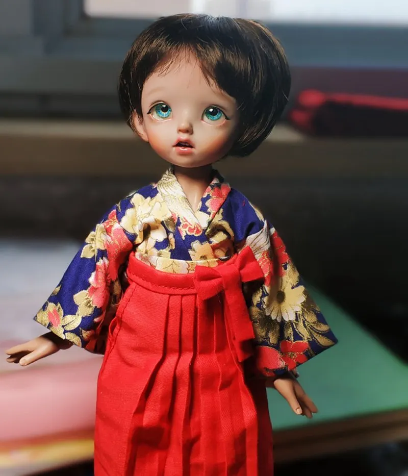 1/8 1/6 1/4 1/3 BJD японские кимоно аксессуары для кукол для BJD/SD blyth OB11, не включая куклу, обувь, парик и шарф E2685