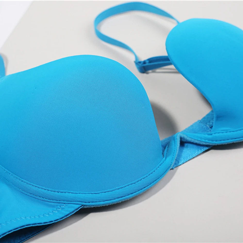 Без стального кольца пуш ап нижнее белье для женщин и девушек сексуальный