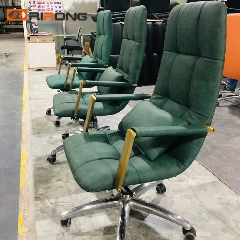 Nordic Home Furniture Apricot Fabric Leather Computer Gaming Chair Manager Swivel Visit Modern Office Chairs Meeting | Мебель