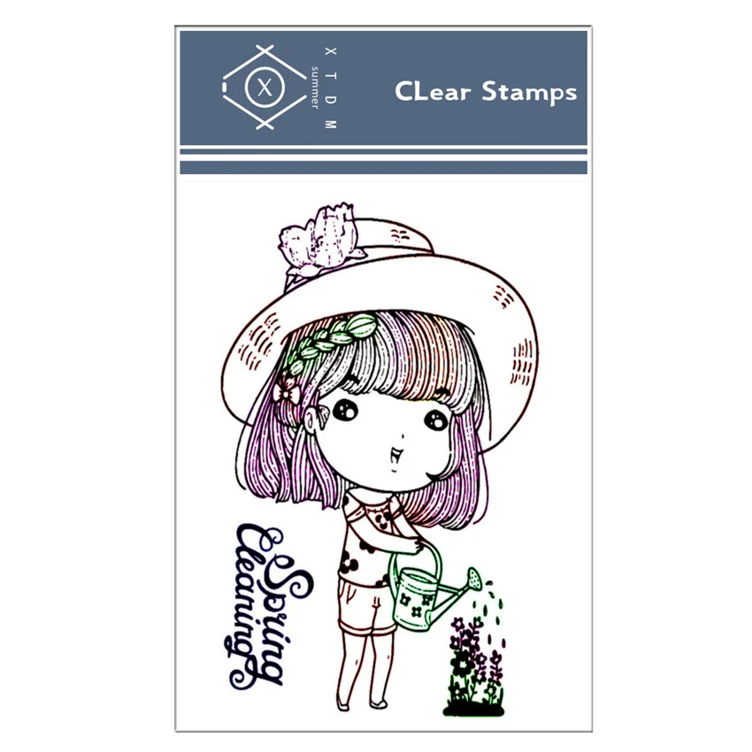 Горячая продажа полива девушки прозрачные штампы/силиконовые уплотнения Ролик