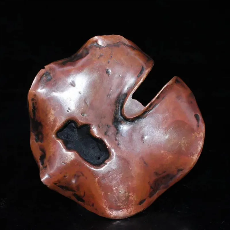 

Collection Chinese Handmade Red Copper Frog Lotus Leaf Incense Burner Ornaments Auspicious Decoration Gifts