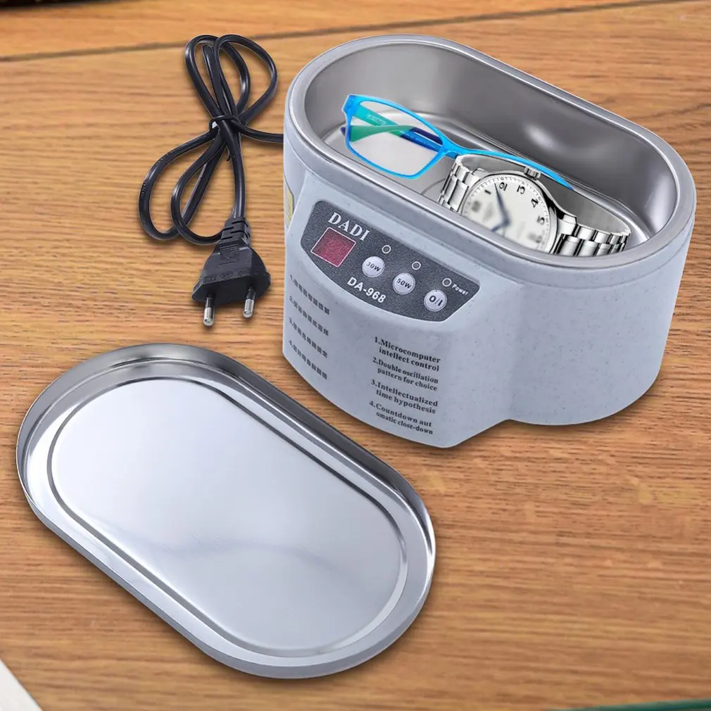 

Mini Ultrasonic Cleaner Jewelry Glasses Circuit Board Cleaning Machine Intelligent Control Ultrasonic Cleaner Bath