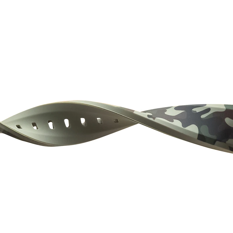 20/22/24 мм камуфляж силиконовый резиновый ремешок для часов модные спортивные