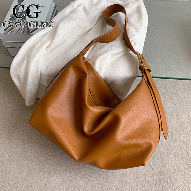 

Cvvo Glmc 2021 new women's bag solid color PU shoulder messenger bag fashion casual women bag shopping bag ladies bag